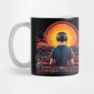 DJ's t-shirt, Techno Music Mug